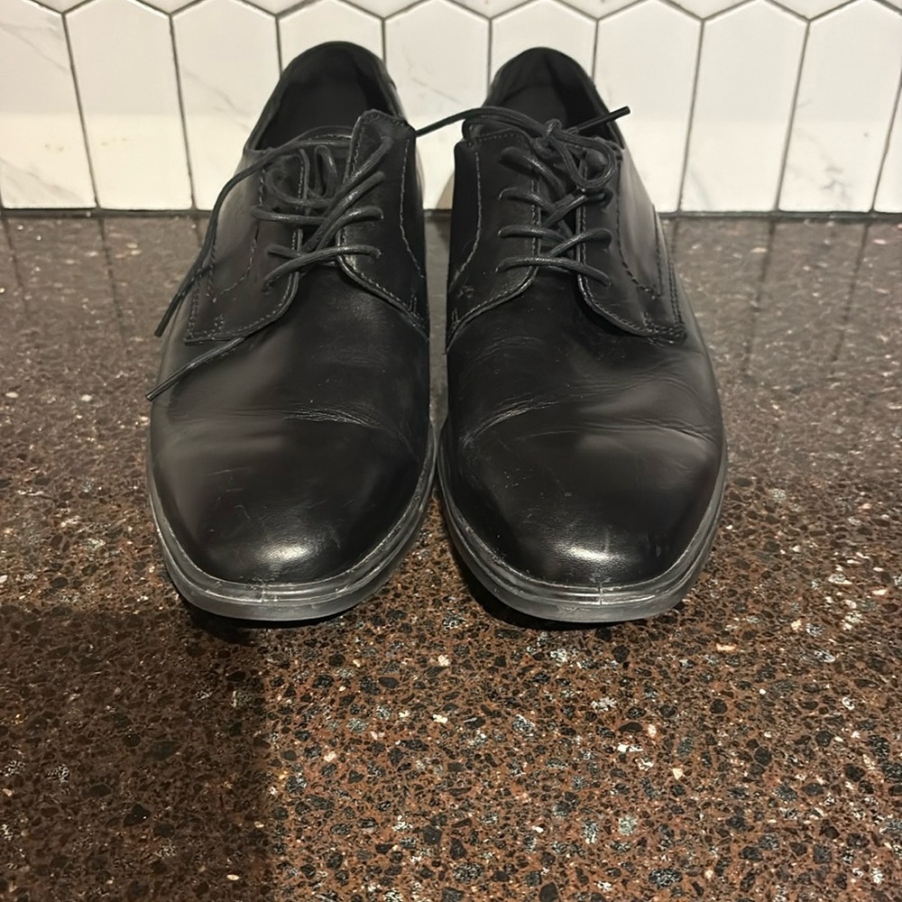 Ecco Melbourne 621634 Classic Black Men's Dress Shoes, size 11.5